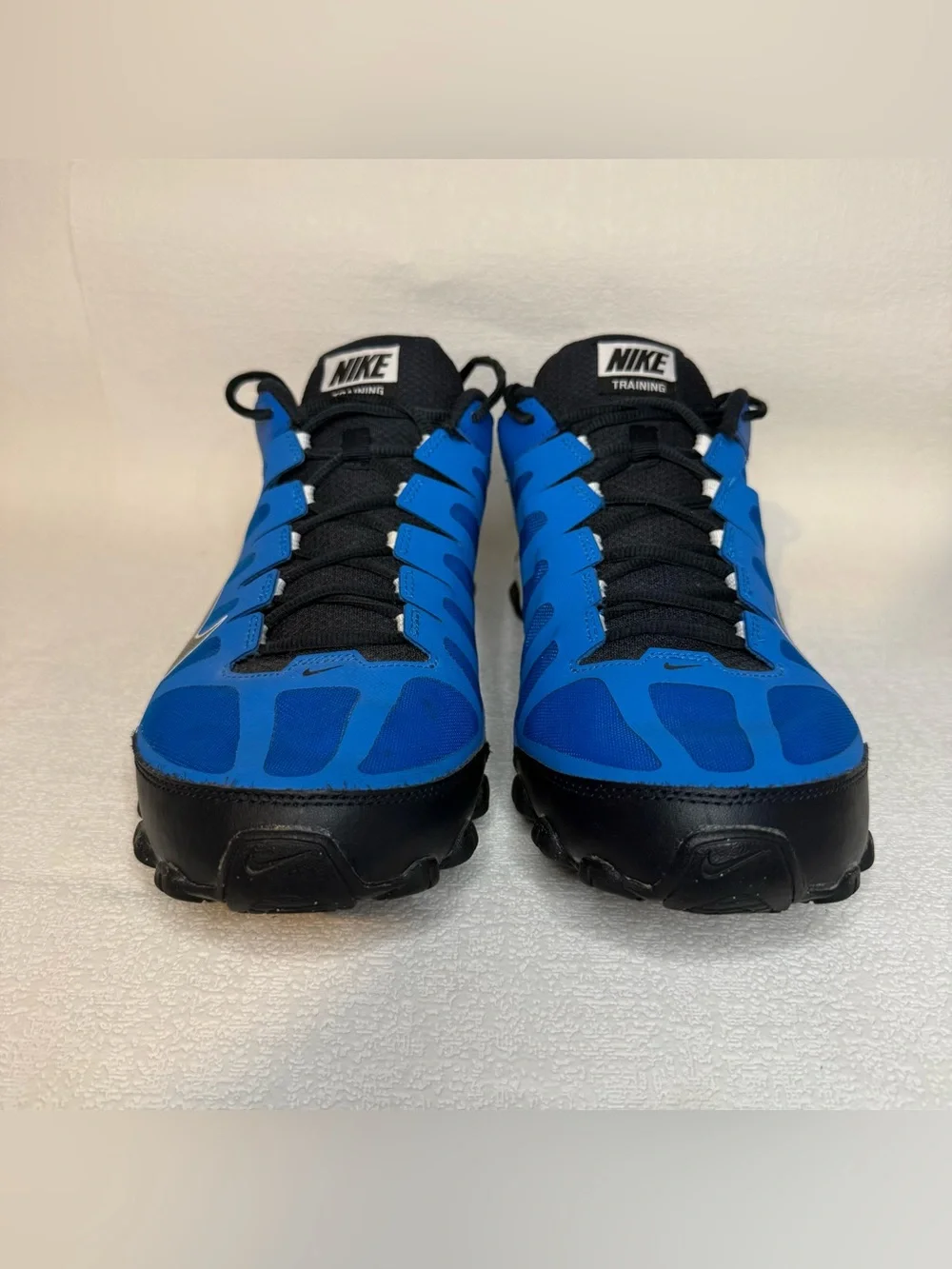 Nike Reax 8 TR Men’s Size 14 Blue Black Training Shoes 621716-401